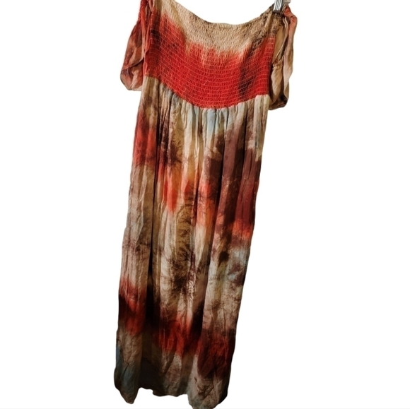 Entro Boutique Tie Dye Maxi Dress Size Small - Picture 2 of 6